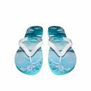 Rubber Talking Footprint Flip Flops