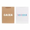 Large Vertical Paper Bag with Fabric Flat Handle(300 x 400 x 110mm)