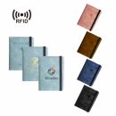 RFID Multifunctional PU Leather Passport Holder
