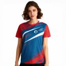 Women's 100% Polyester Sublimated Sport Tee Shirt