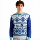 Unisex Acrylic Cotton Jacquard Sweater