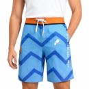 Men's Polyester Spandex Sublimated Swim Shorts Knee Length