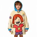 Kids' premium 100% Polyester Sublimated Wearable Blanket