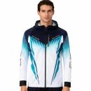 Men's 100% Polyester Sublimated Fishing Hooded Jacket
